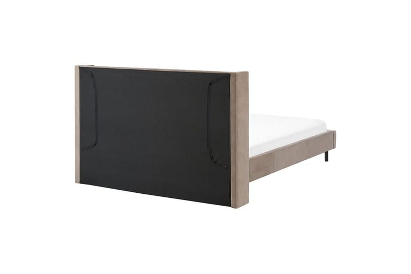 Sänky sälepohjalla Villette - Taupe, musta, 160x200 cm - Huonekalut - Sänky - Sänkykehikot & sängynrungot