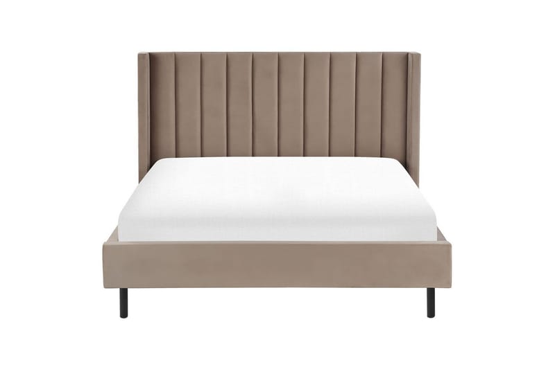 Sänky sälepohjalla Villette - Taupe, musta, 160x200 cm - Huonekalut - Sänky - Sänkykehikot & sängynrungot