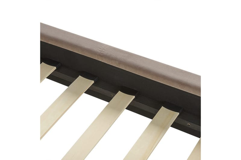 Sänky sälepohjalla Villette - Taupe, musta, 160x200 cm - Huonekalut - Sänky - Sänkykehikot & sängynrungot