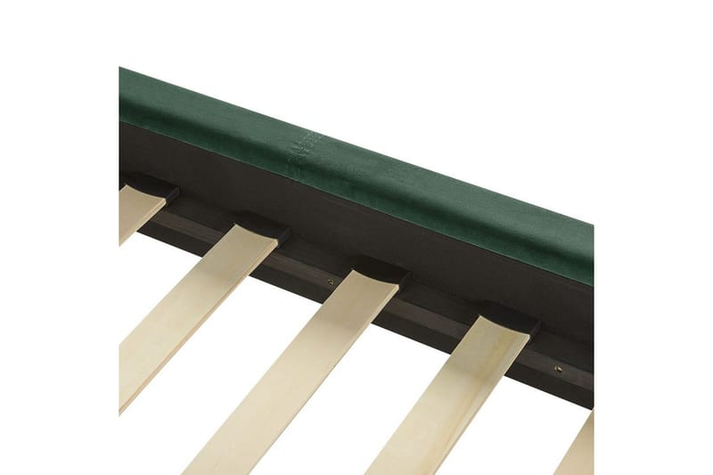 Sänky sälepohjalla Villette - Vihreä, musta, 140x200 cm - Huonekalut - Sänky - Sänkykehikot & sängynrungot