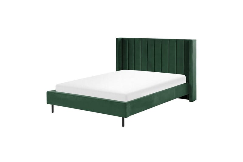 Sänky sälepohjalla Villette - Vihreä, musta, 140x200 cm - Huonekalut - Sänky - Sänkykehikot & sängynrungot