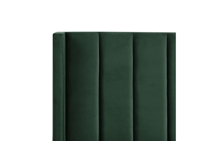 Sänky sälepohjalla Villette - Vihreä, musta, 140x200 cm - Huonekalut - Sänky - Sänkykehikot & sängynrungot