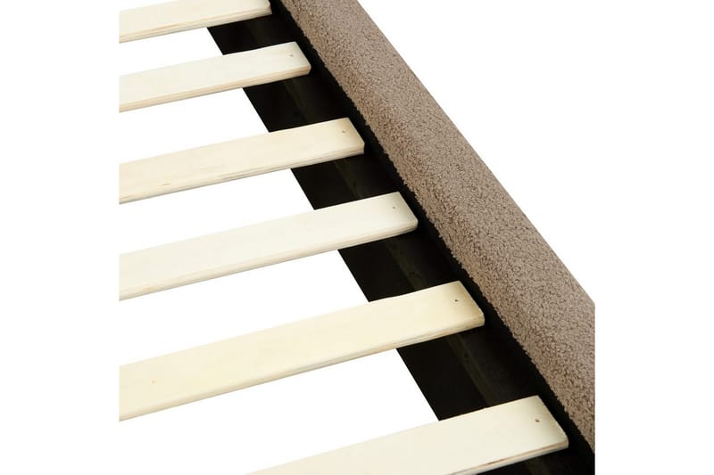 Sänky sälepohjalla Vinay - Hiekanruskea, 180x200 cm - Huonekalut - Sänky - Sänkykehikot & sängynrungot