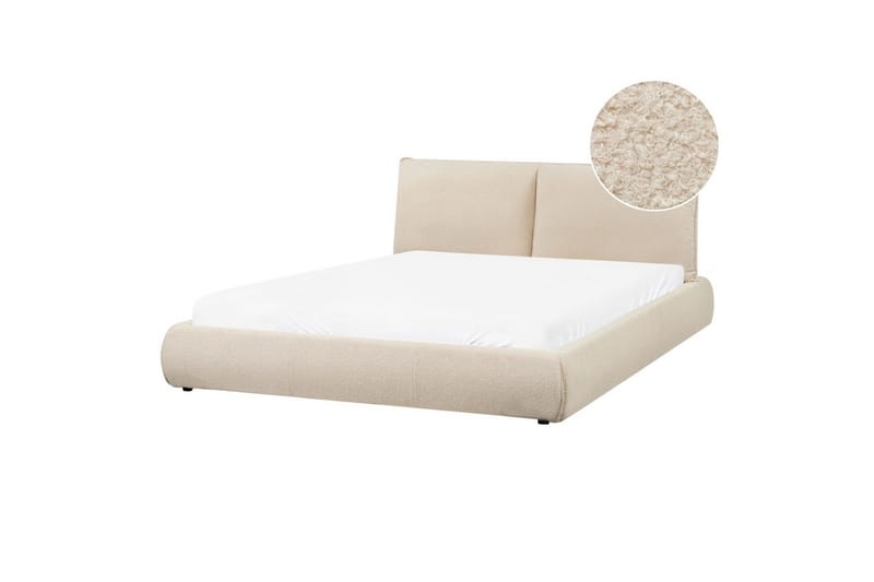Sänky sälepohjalla Vinay - Vaaleanbeige, 160x200 cm - Huonekalut - Sänky - Sänkykehikot & sängynrungot