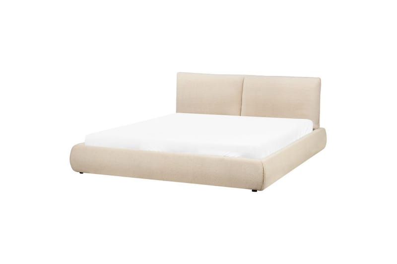 Sänky sälepohjalla Vinay - Vaaleanbeige, 180x200 cm - Huonekalut - Sänky - Sänkykehikot & sängynrungot