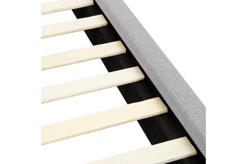 Sänky sälepohjalla Vinay - Vaaleanharmaa, 160x200 cm - Huonekalut - Sänky - Sänkykehikot & sängynrungot