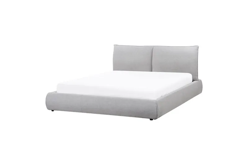Sänky sälepohjalla Vinay, Vaaleanharmaa, 160x200 cm