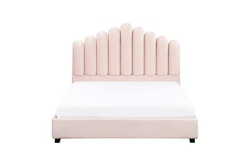 Sänky sälepohjalla Vincennes - Rosa, Musta, 140x200 cm - Huonekalut - Sänky - Sänkykehikot & sängynrungot