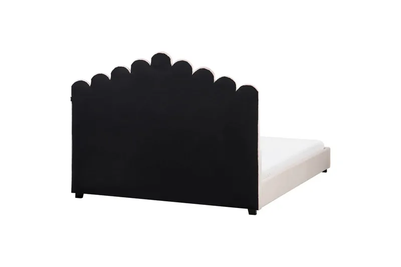 Sänky sälepohjalla Vincennes - Rosa, Musta, 160x200 cm - Huonekalut - Sänky - Sänkykehikot & sängynrungot