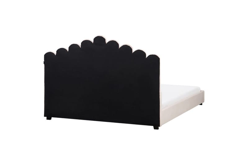 Sänky sälepohjalla Vincennes - Rosa, Musta, 180x200 cm - Huonekalut - Sänky - Sänkykehikot & sängynrungot