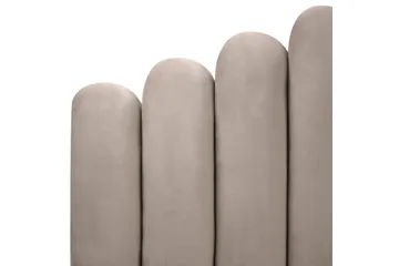 Sänky sälepohjalla Vincennes - Taupe, musta, 140x200 cm - Huonekalut - Sänky - Sänkykehikot & sängynrungot