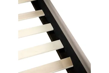 Sänky sälepohjalla Vincennes - Taupe, musta, 160x200 cm - Huonekalut - Sänky - Sänkykehikot & sängynrungot