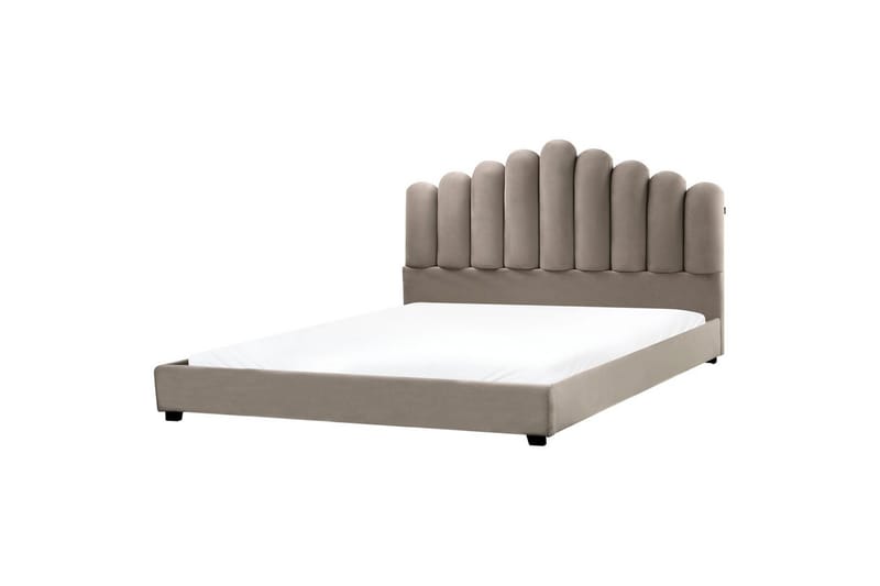 S�änky sälepohjalla Vincennes - Taupe, musta, 180x200 cm - Huonekalut - Sänky - Sänkykehikot & sängynrungot