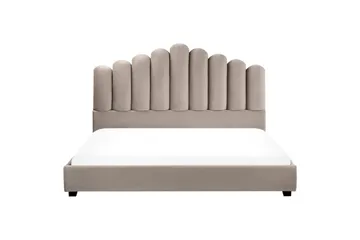 Sänky sälepohjalla Vincennes - Taupe, musta, 180x200 cm - Huonekalut - Sänky - Sänkykehikot & sängynrungot