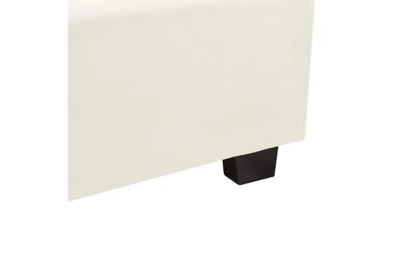 Sänky sälepohjalla Vincennes - Valkoinen, Musta, 140x200 cm - Huonekalut - Sänky - Sänkykehikot & sängynrungot