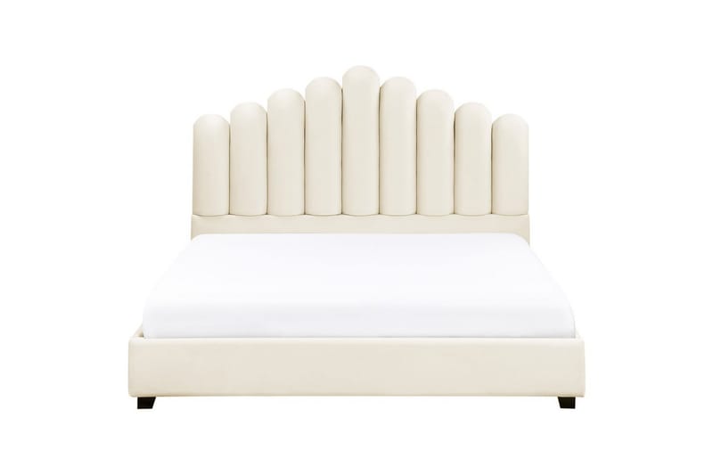 Sänky sälepohjalla Vincennes - Valkoinen, Musta, 140x200 cm - Huonekalut - Sänky - Sänkykehikot & sängynrungot