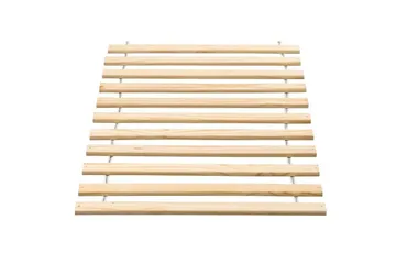 Sänky sälepohjalla Pino Luonnollinen - Luonnollinen - Huonekalut - Sänky - Runkopatjasängyt