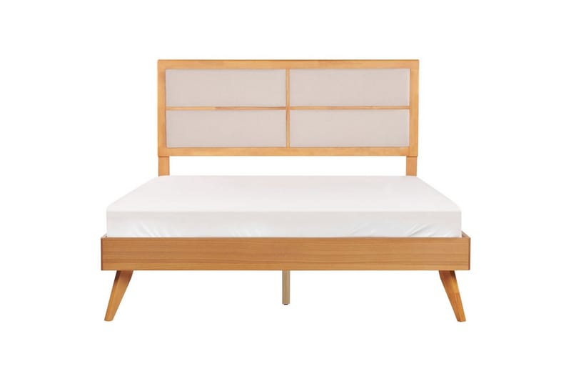 Sänky sälepohjalla Poissy - Vaalea puu, beige, 160x200 cm - Huonekalut - Sänky - Sänkykehikot & sängynrungot