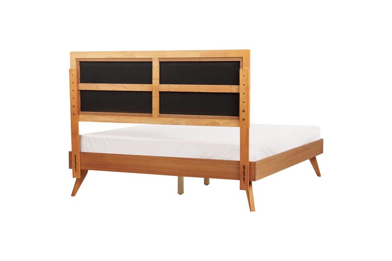 Sänky sälepohjalla Poissy - Vaalea puu, beige, 160x200 cm - Huonekalut - Sänky - Sänkykehikot & sängynrungot