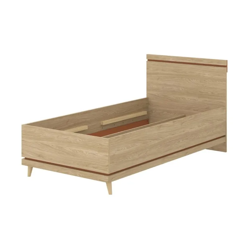 Sänky Skandinavisk, 100 cm, Öljytty tammi