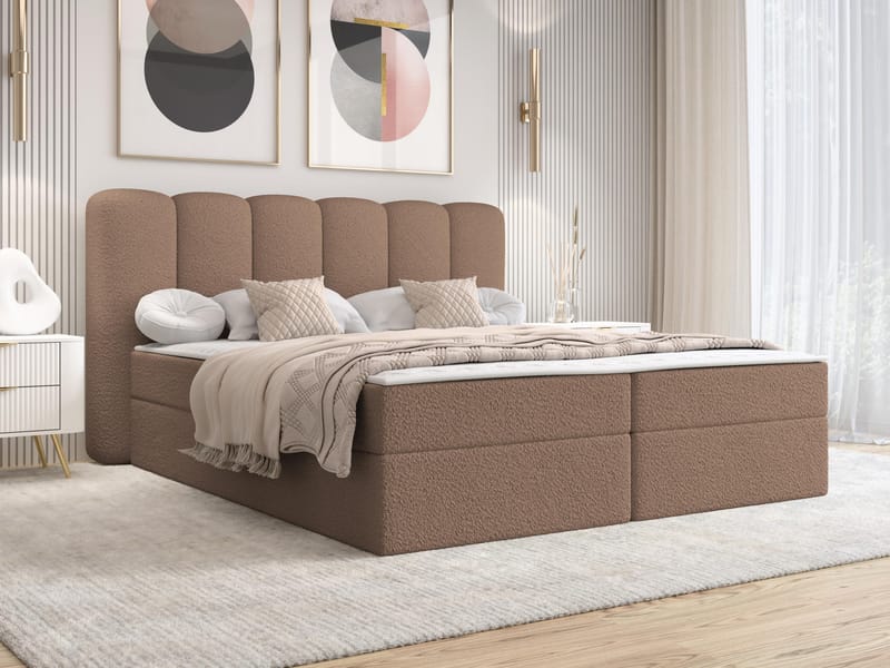 sänky Softi Lambi 04 160x200 - ruskea - Huonekalut - Sänky - Sängyt säilytystilalla