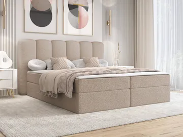 sänky Softi Lambi 06 140x200 - beige - Huonekalut - Sänky - Sängyt säilytystilalla