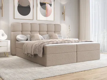sänky Softi Lambi 06 180x200 - beige - Huonekalut - Sänky - Sängyt säilytystilalla