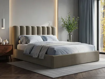 sänky Verhoiltu sänky NOX, puurunko Margo 227.01 180x200 cm - Huonekalut - Sänky - Sänkykehikot & sängynrungot