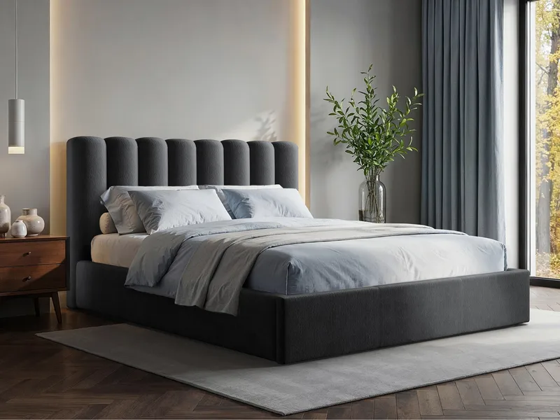 sänky Verhoiltu sänky NOX, puurunko Margo 227.09 180x200 cm - Huonekalut - Sänky - Sänkykehikot & sängynrungot