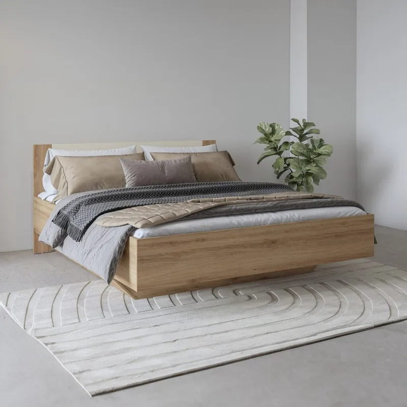 Sänky Vertina kaasujousellisella säilytyksellä, 160 cm