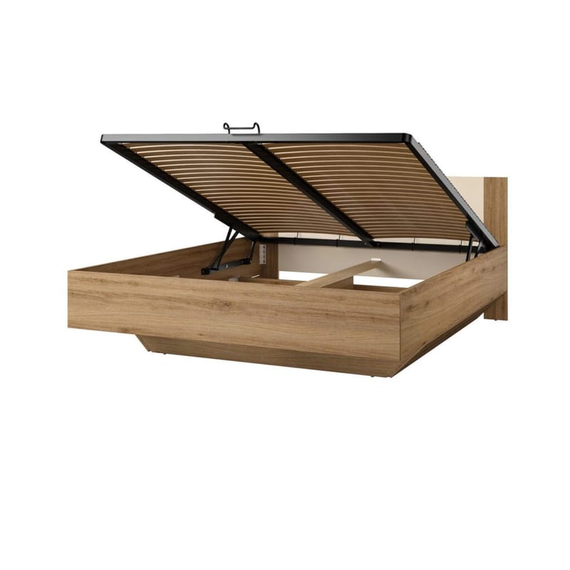 Sänky Vertina kaasujousellisella säilytyksellä - 160 cm - Huonekalut - Sänky - Sänkykehikot & sängynrungot