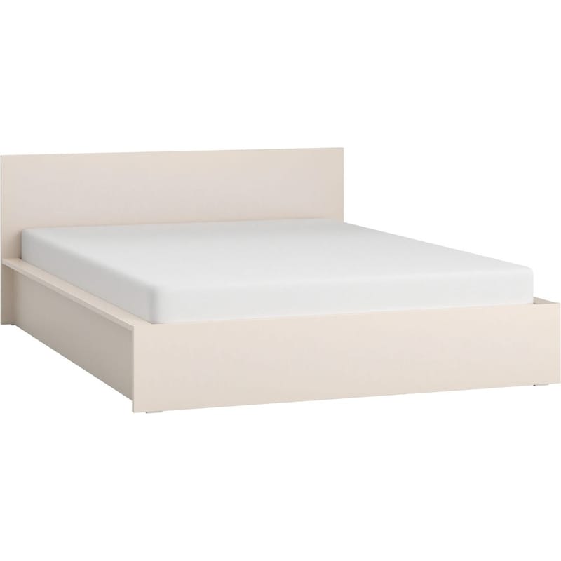 Sänky päädyllä 4 You Fresh nostetulla rungolla hiekanbeige, 160 x 200 cm