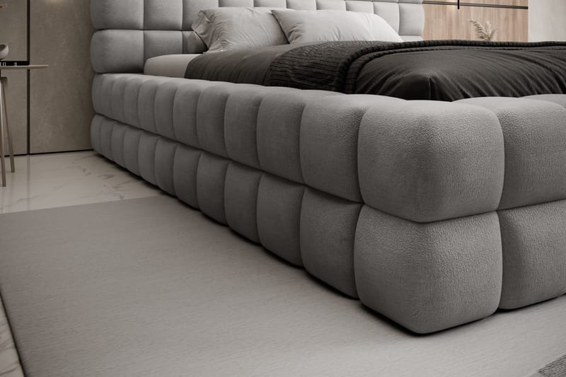 Sänkykehikko Dizzle 140x200 cm - Harmaa - Huonekalut - Sänky - Sänkykehikot & sängynrungot