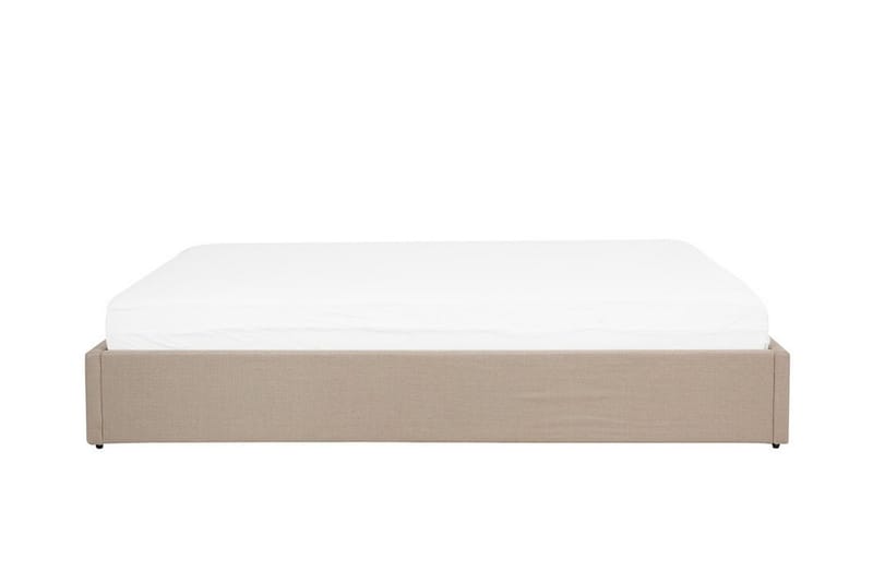 Dinan sängynrunko 160x200 cm kangasta petauspatjalla, Beige