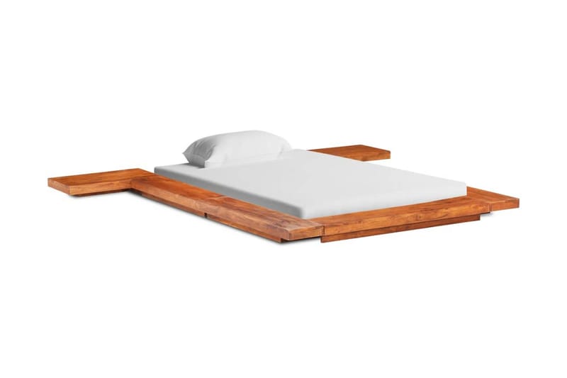 Japanilaisen futonsängyn runko täysi akaasiapuu 100x200 cm - Huonekalut - Sänky - Sänkykehikot & sängynrungot