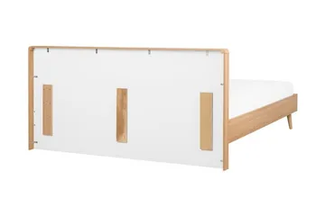 Jenkkisänky Ithiel 160x200 - Puu/Luonnonväri - Huonekalut - Sänky - Sänkykehikot & sängynrungot