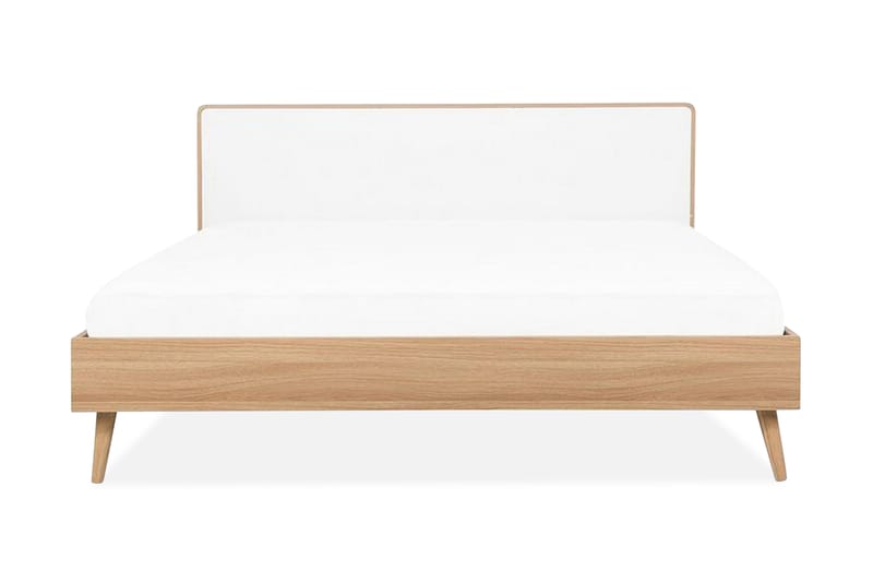 Jenkkisänky Ithiel LED-valaistuksella 180x200 - Puu/Luonnonväri - Huonekalut - Sänky - Sänkykehikot & sängynrungot