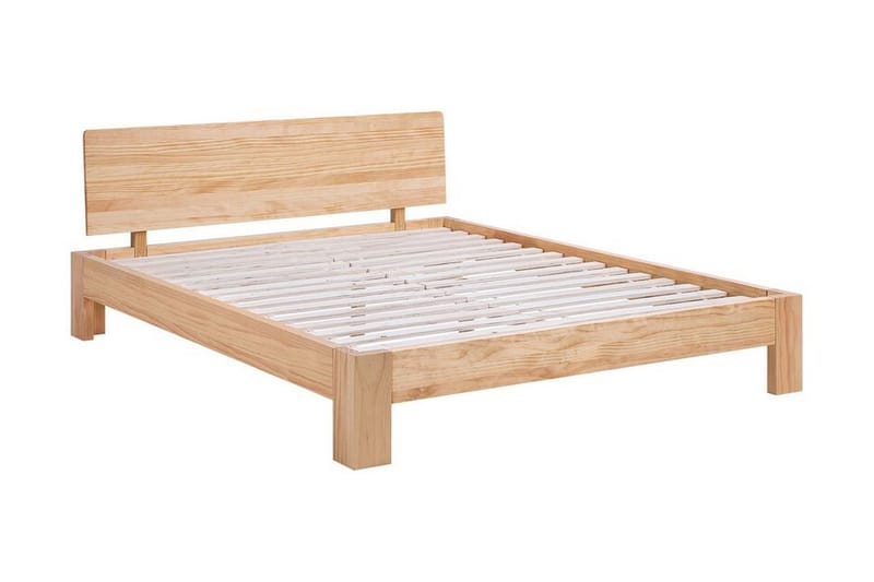 Jenkkisänky Lashaya 140x200 - Puu/Luonnonväri - Huonekalut - Sänky - Sänkykehikot & sängynrungot