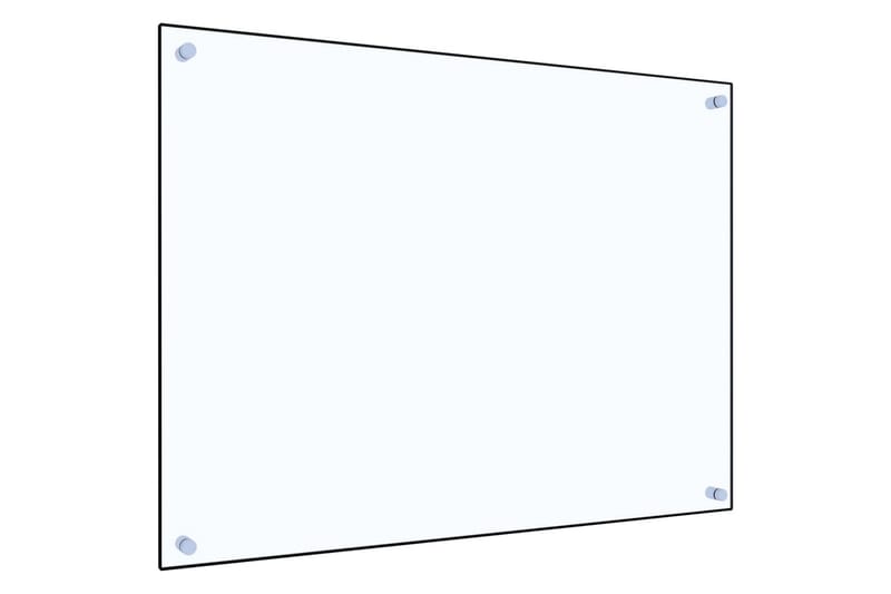 Keittiön roiskesuoja läpinäkyvä 80x60 cm karkaistu lasi - Läpinäkyvä - Huonekalut - Sänky - Sänkykehikot & sängynrungot