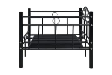 Päivävuoteenrunko musta metalli 90x200 cm - Musta - Huonekalut - Sänky - Sänkykehikot & sängynrungot