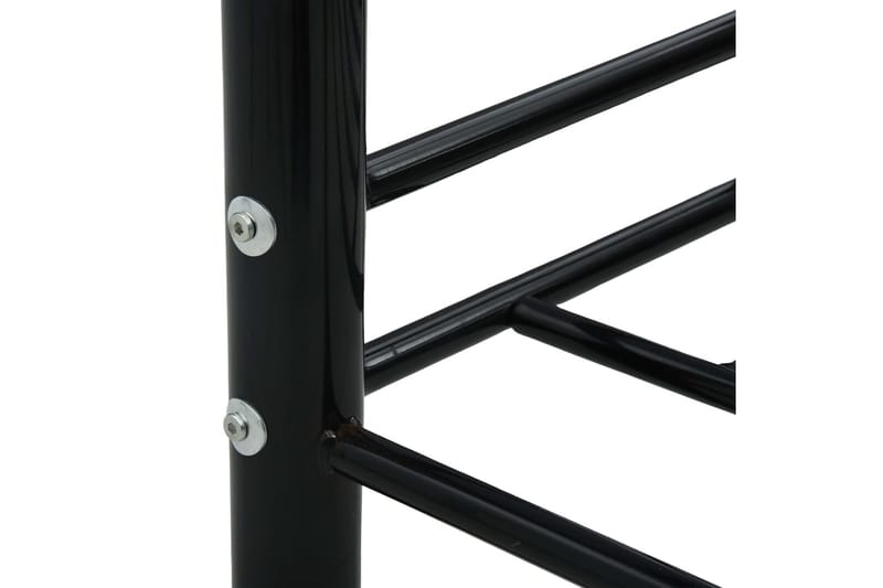 Päivävuoteenrunko musta metalli 90x200 cm - Musta - Huonekalut - Sänky - Sänkykehikot & sängynrungot