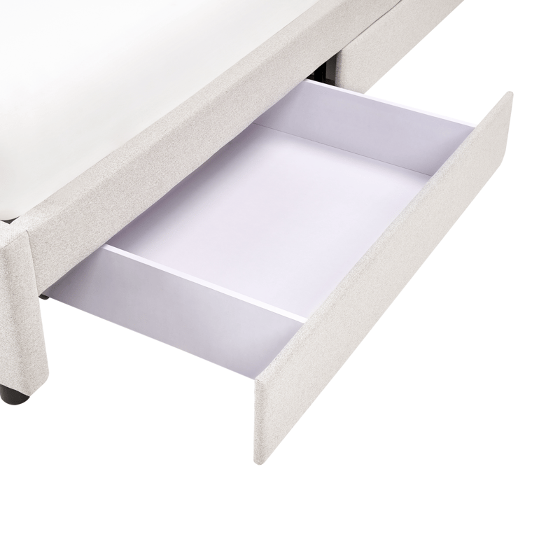 Parisänky Prades 160x200 cm - Vaalea beige - Huonekalut - Sänky - Sänkykehikot & sängynrungot