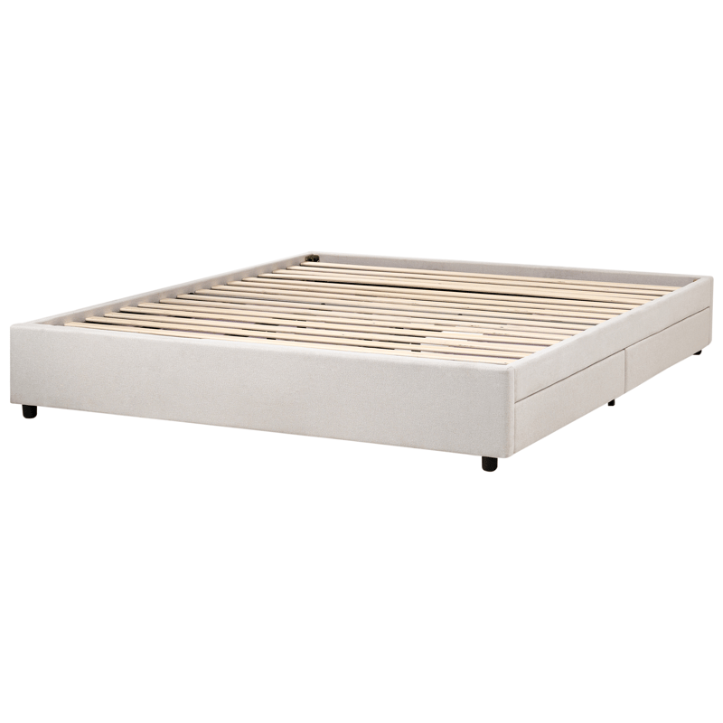 Parisänky Prades 180x200 cm - Vaalea beige - Huonekalut - Sänky - Sänkykehikot & sängynrungot