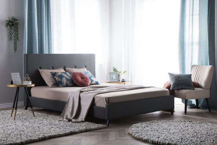 Parivuode Ambassador 160x200 cm - Harmaa - Sänkykehikot & sängynrungot