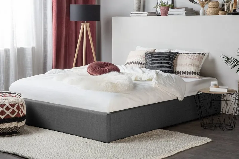 Parivuode Dinan 140x200 cm - Harmaa - Huonekalut - Sänky - Sänkykehikot & sängynrungot