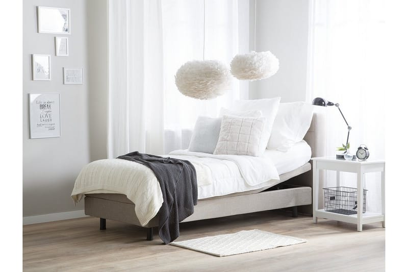 Parivuode Duke 90x200 cm - Beige - Huonekalut - Sänky - Sänkykehikot & sängynrungot