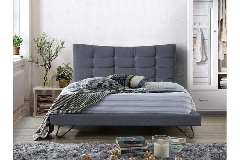 Parivuode Lannion 180x200 cm, Harmaa