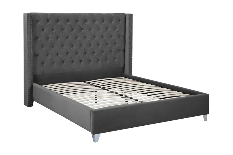 Parivuode Lubbon 160x200 cm - Harmaa - Huonekalut - Sänky - Sänkykehikot & sängynrungot