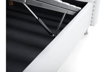 Parivuode Metz 90x200 cm - Valkoinen - Huonekalut - Sänky - Sänkykehikot & sängynrungot