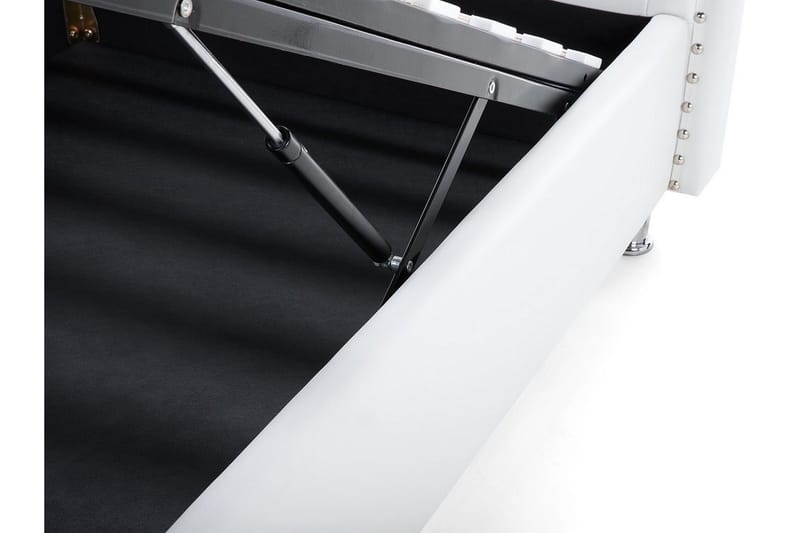 Parivuode Metz 90x200 cm - Valkoinen - Huonekalut - Sänky - Sänkykehikot & sängynrungot